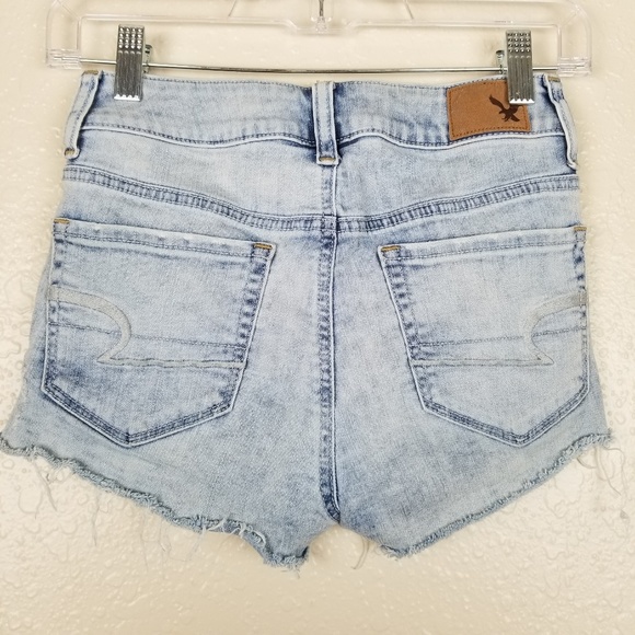 American Eagle Embroidered Hi-Rise Shortie 00 - Picture 3 of 8
